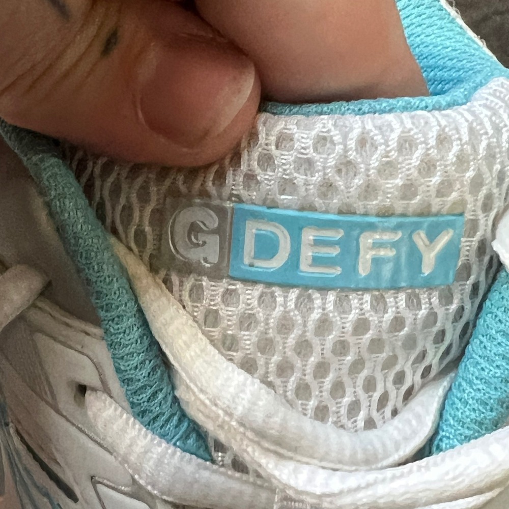 Gravity Defyer G-Defy Women's Size 10‎ White Blue Athletic Shoes EUC - Picture 7 of 8